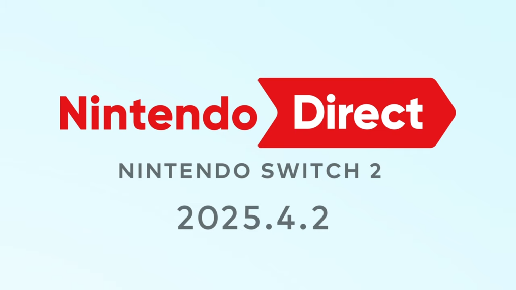 Nintendo Switch 2 Directが4月2日に配信決定。放送時間については後日告知